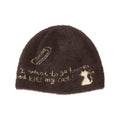 Chapeau à froid tricoté original Polyvalent Chapeau tricoté Niche Face Petite protection de l'oreille Knitted Ha