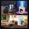 Outdoor Portable Subwoofer Multi-fonction Couleur Écran Horloge météo Cadeau Smart Speaker