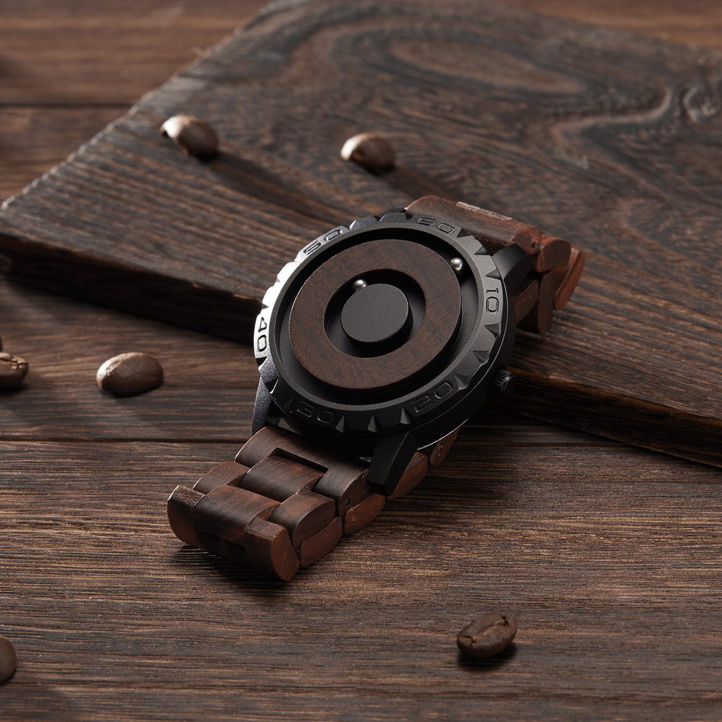 Boule magnétique personnalisé Montre de journal créatif