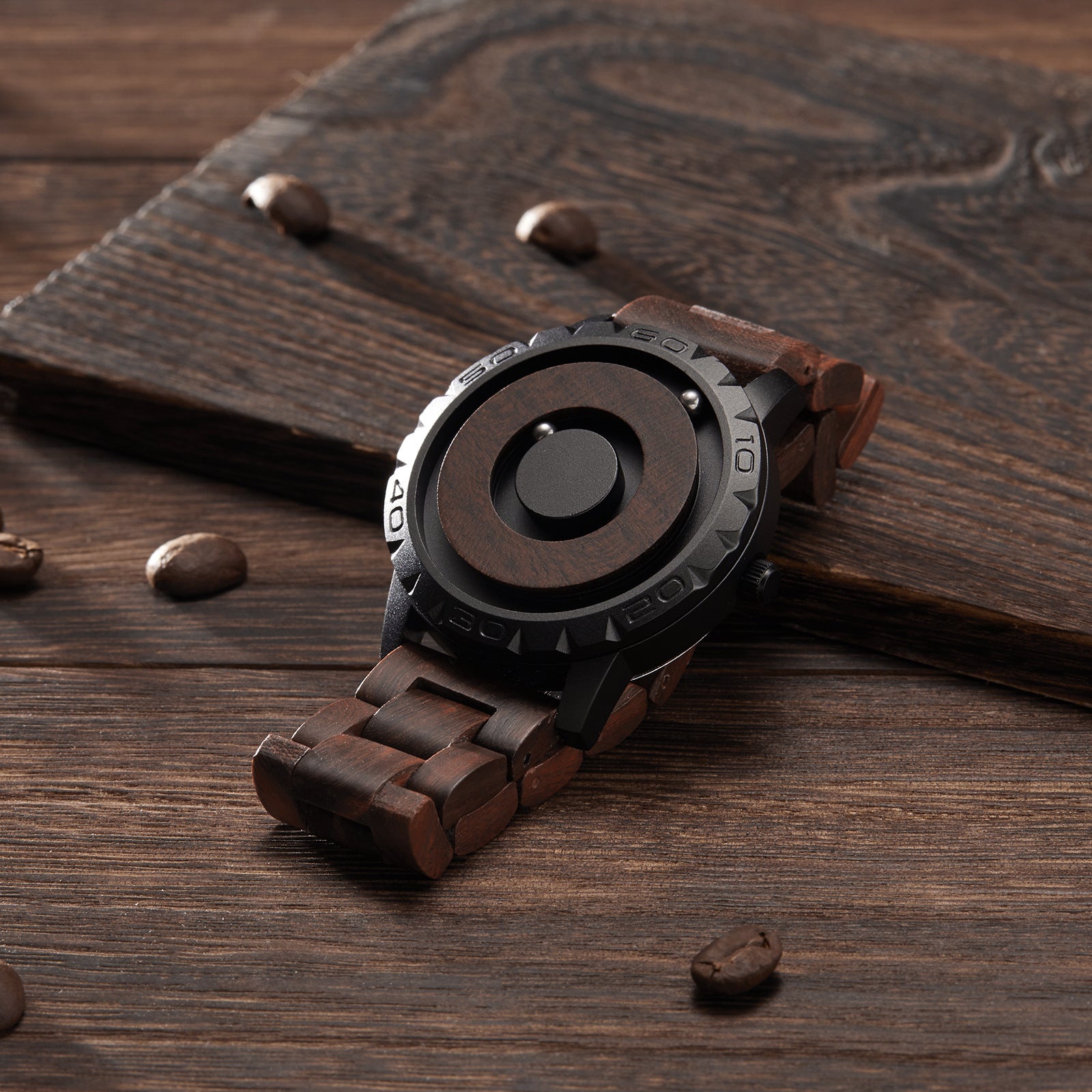 Boule magnétique personnalisé Montre de journal créatif