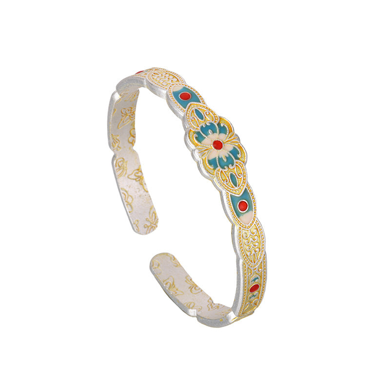 Bracelet de papillon d'or coloré pour les femmes