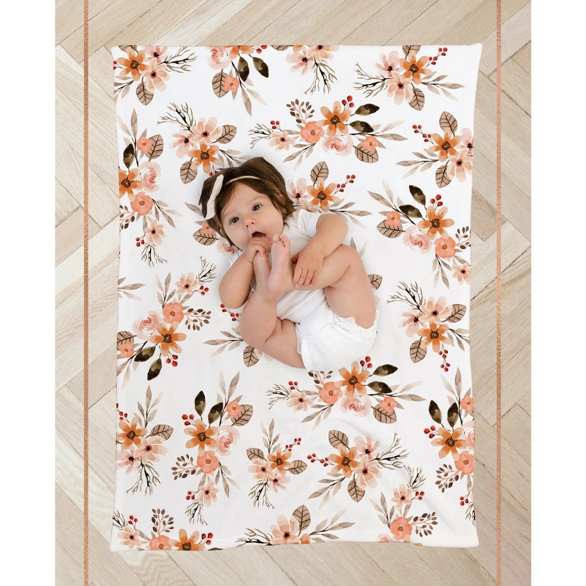 Newborn Swalfling Cloth Beanie Hair Band Ensemble de trois pièces