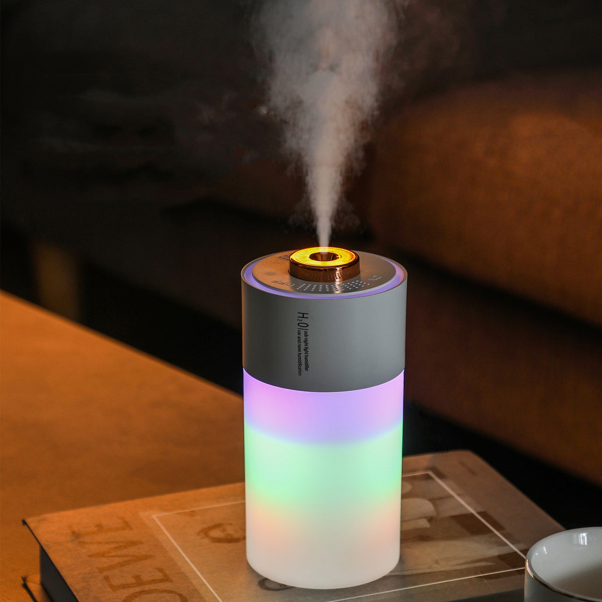 Purification de l'air de l'humidificateur de coupe aromatique coloré