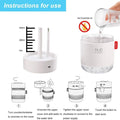 Humidificateur LED blanc