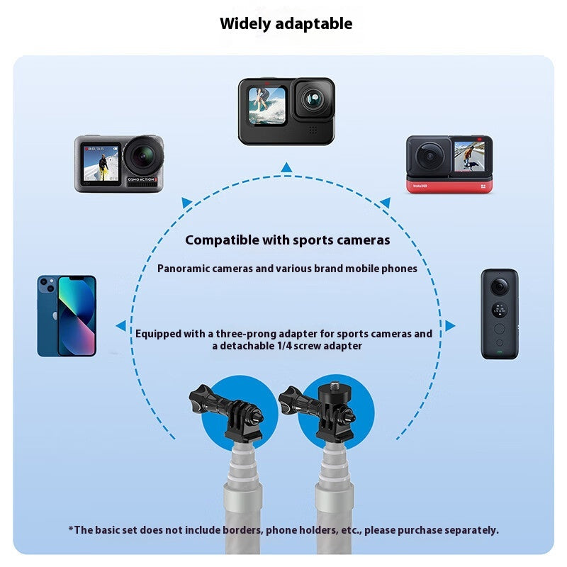 3 M fibre de carbone Super long Invisible Selfie Stick