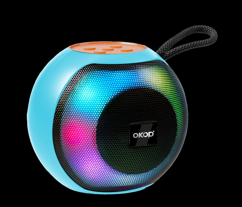 KP-586 Haut-parleur Bluetooth sans fil le plus vendu avec poignée portable et RGB Lighting Compa