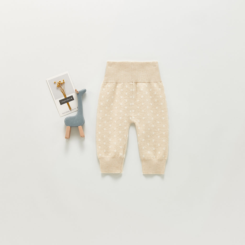 Pantalons en laine tricotée en coton pour enfants