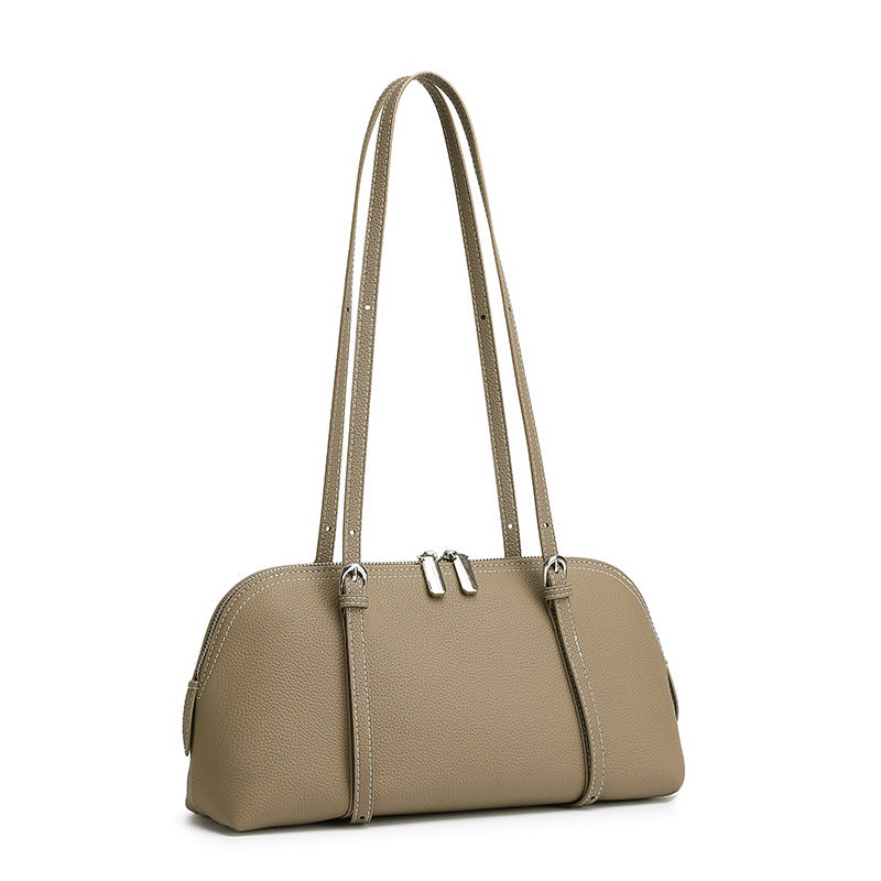 Leather véritable simple Commuter élégant sac de fourre-tout