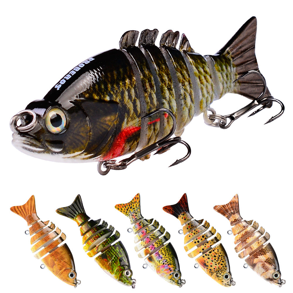 Luya Bait Bait Bionic en plastique 10.68g Luya Bait Knotty Fish Bait en plastique en gros