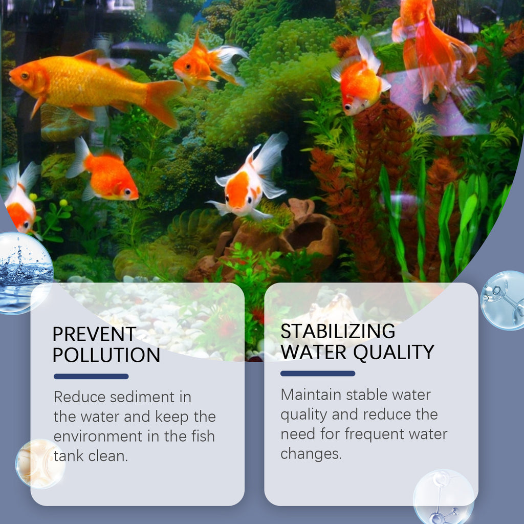 Dépollution de la qualité de l'eau du réservoir de poisson