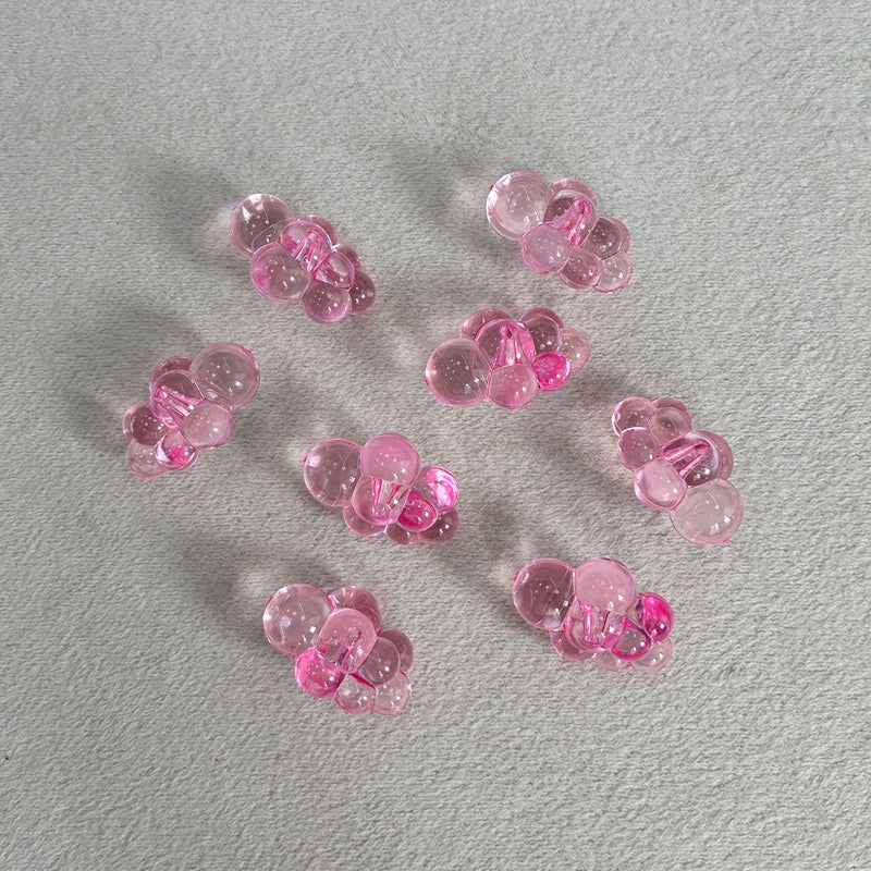 Perles de nuages acryliques translucides