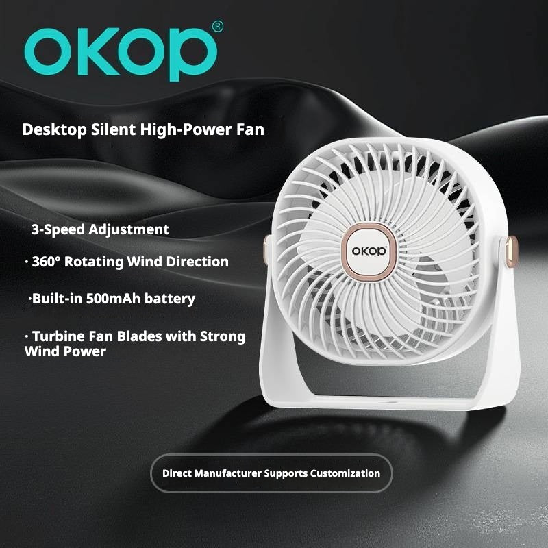 KP-F05 Mini ventilateur portable de meilleure vente Ultra-Quiet adapté pour les bureaux de dortoir Portab