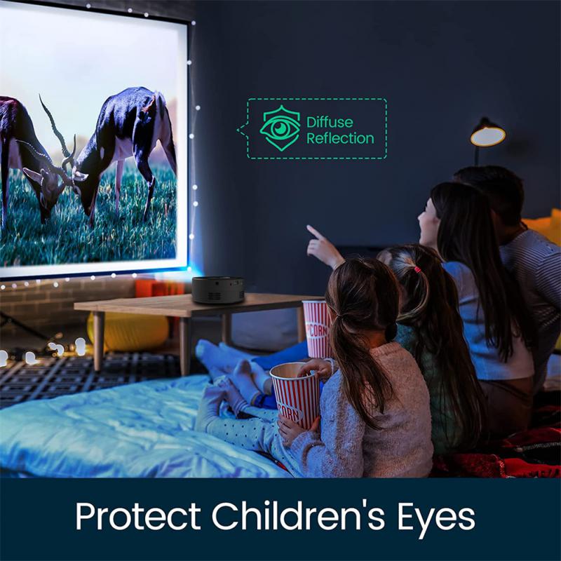 Smart Projector WiFi Portable 1080P Home Theater Vidéo LED Mini projecteur pour home Theater