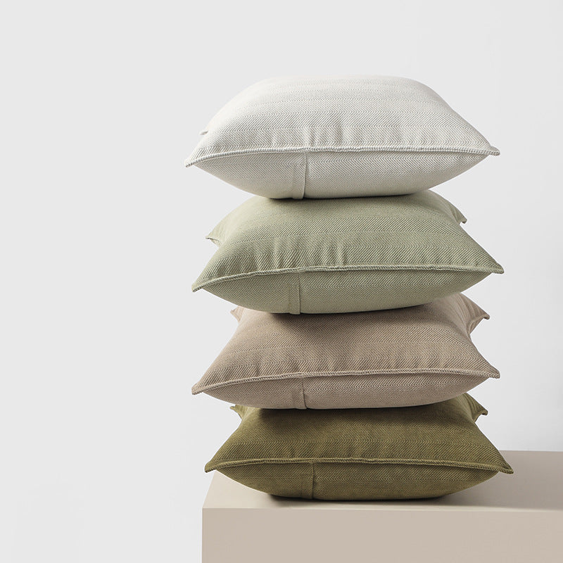 Herringbone rod end pillow cushion cover