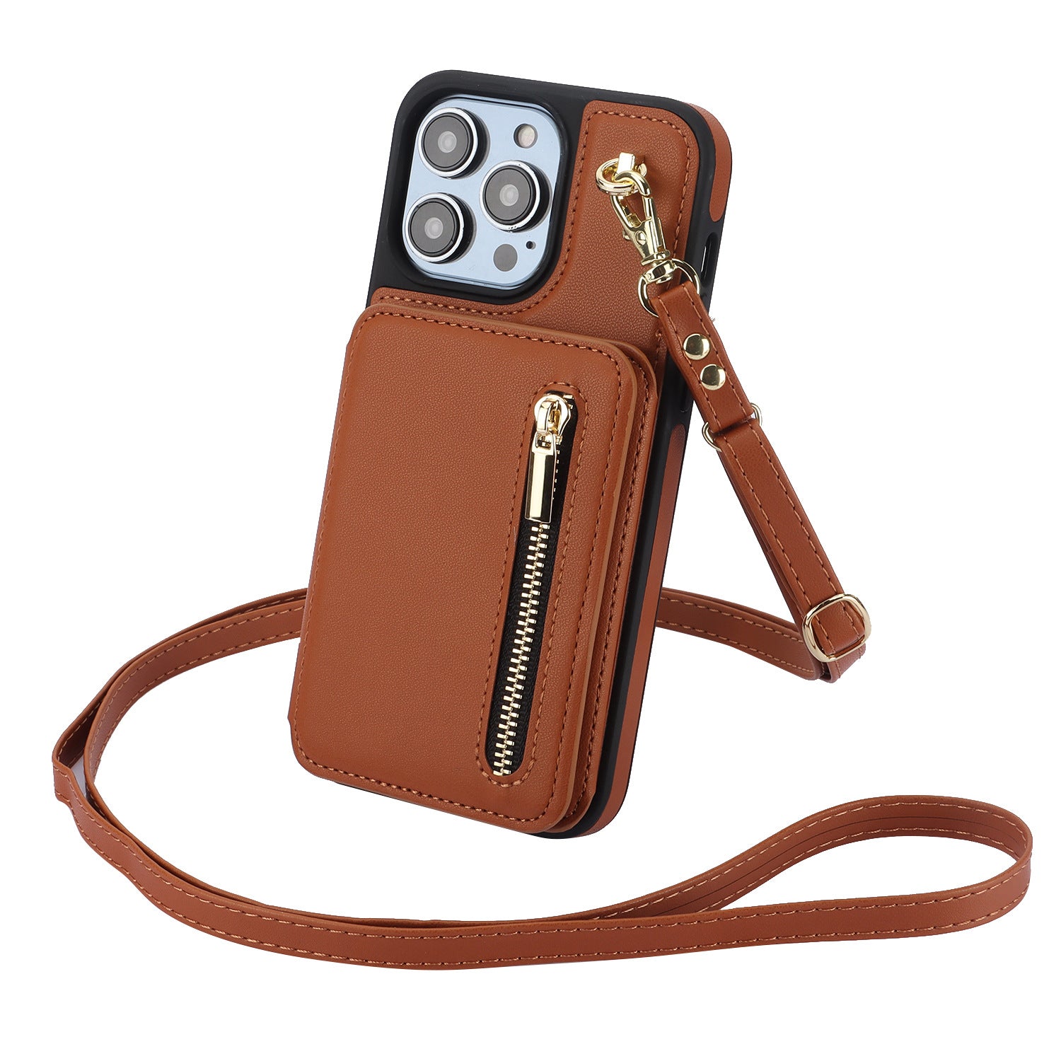 Porte-cartes zippées créative Corde cas téléphone