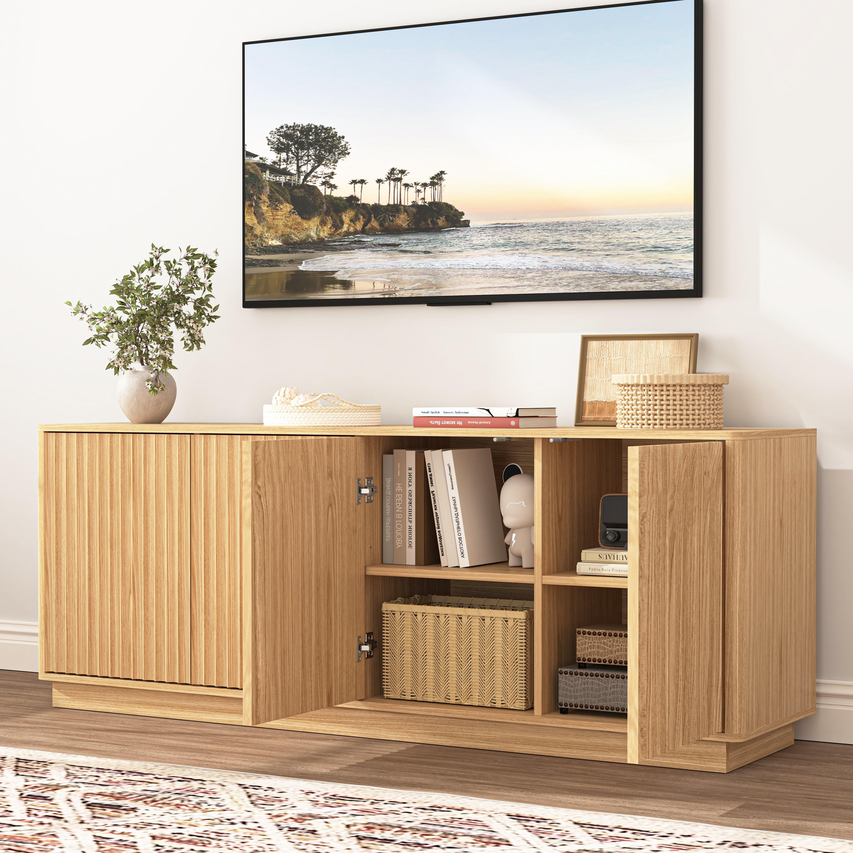Armoire à buffet avec rangement