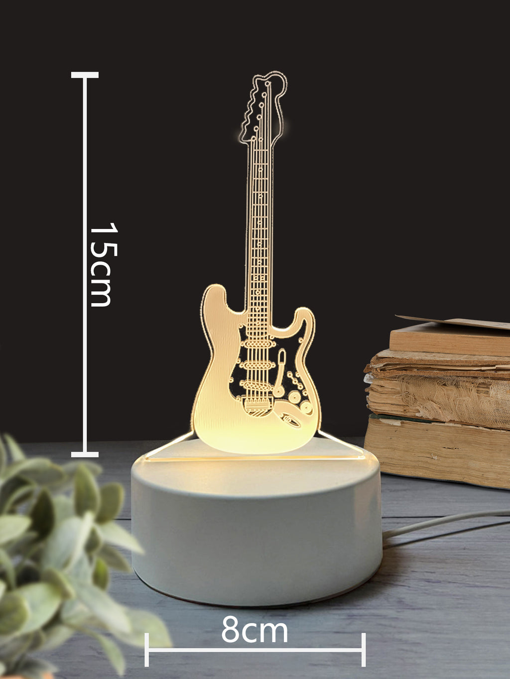 3Dd petite lampe de nuit LED lumière USB lumière ambiance lumineuse chambre