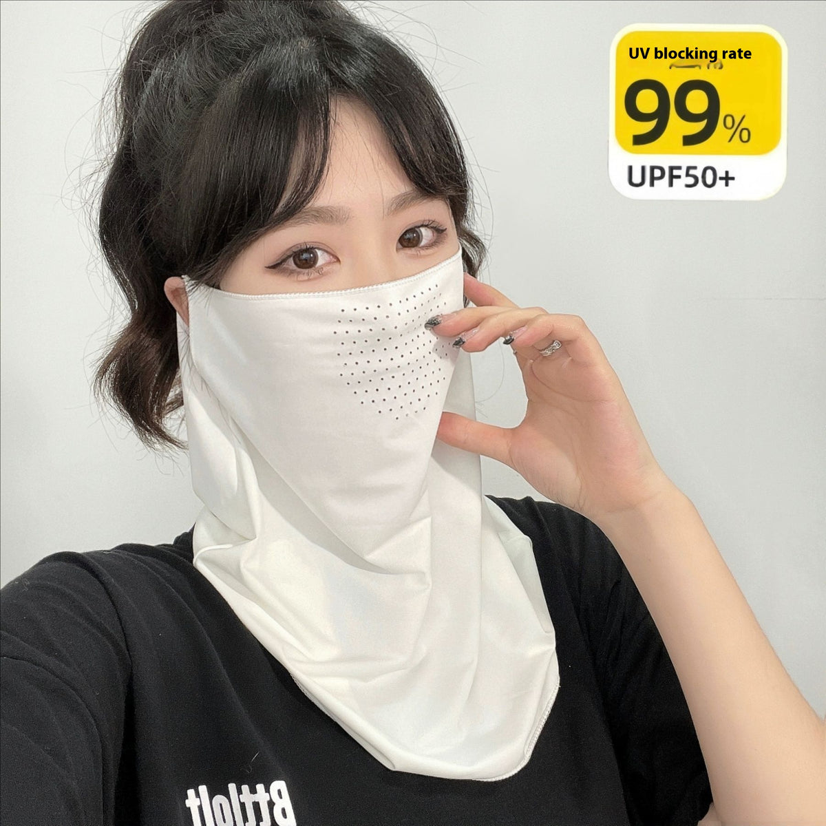 Masques de cyclisme en plein air Protection solaire Voile respirante de serviette visage