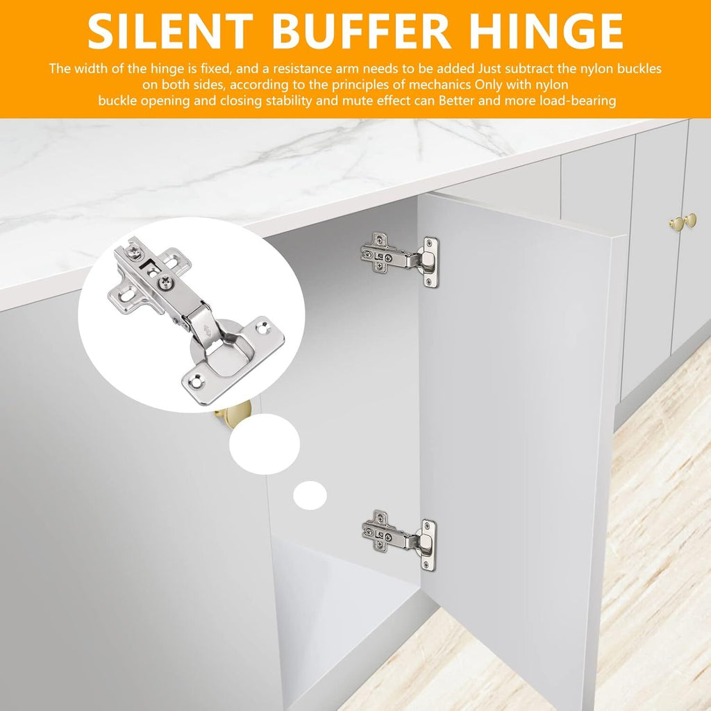 10X Qualité Superposition complète 35mm Soft Fermer Charnières Armoire de cuisine Armoire porte UK