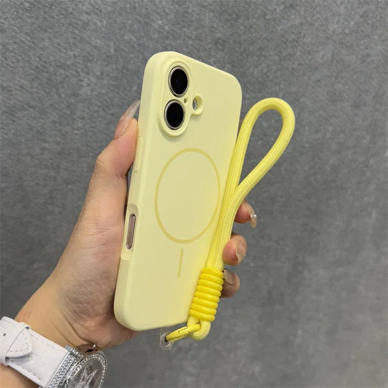 Boîtier de téléphone à aspiration magnétique en silicone