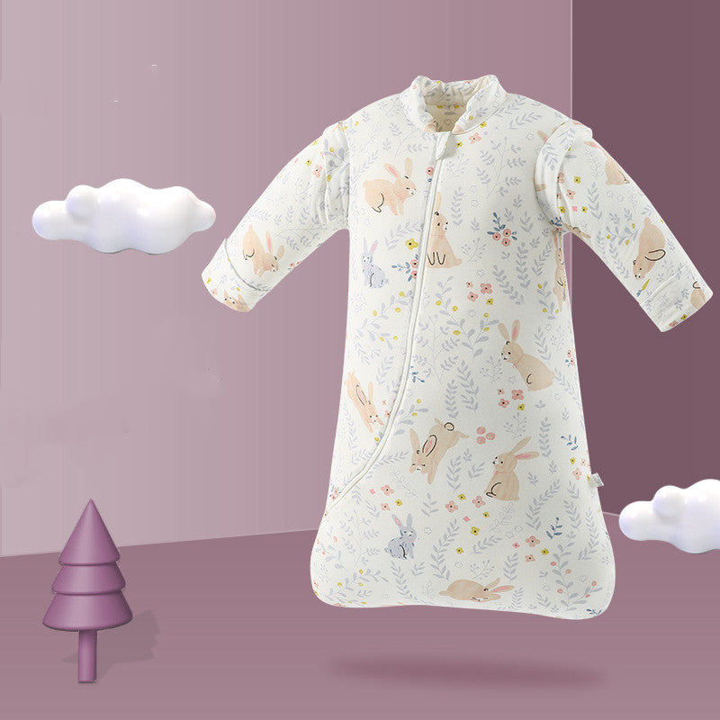 Couverture antidérapante Coton pour enfants épais Sac de couchage en une seule pièce