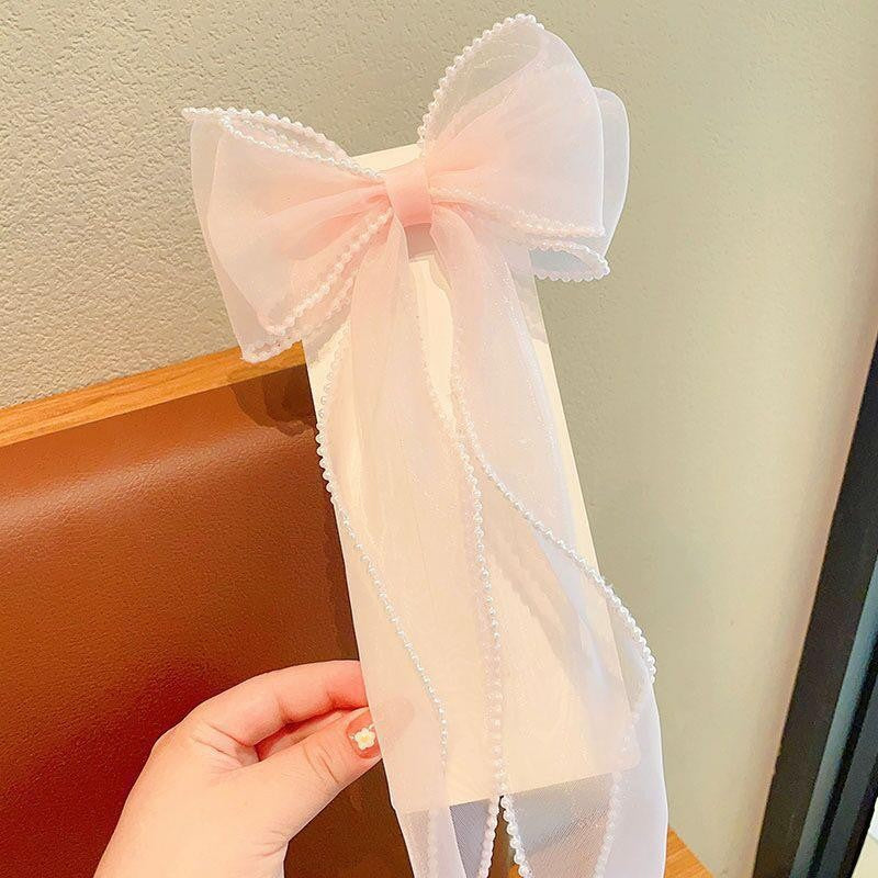 Femelle Sweet Desire Mesh Bow Clip cheveux