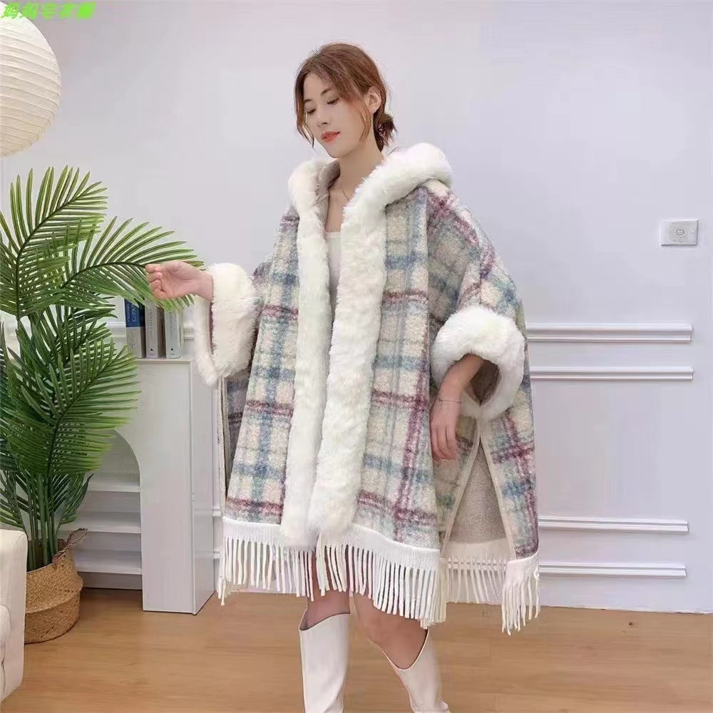 Cloque à capuche d'hiver Châle doublée de polaire et extra-épais dernier style