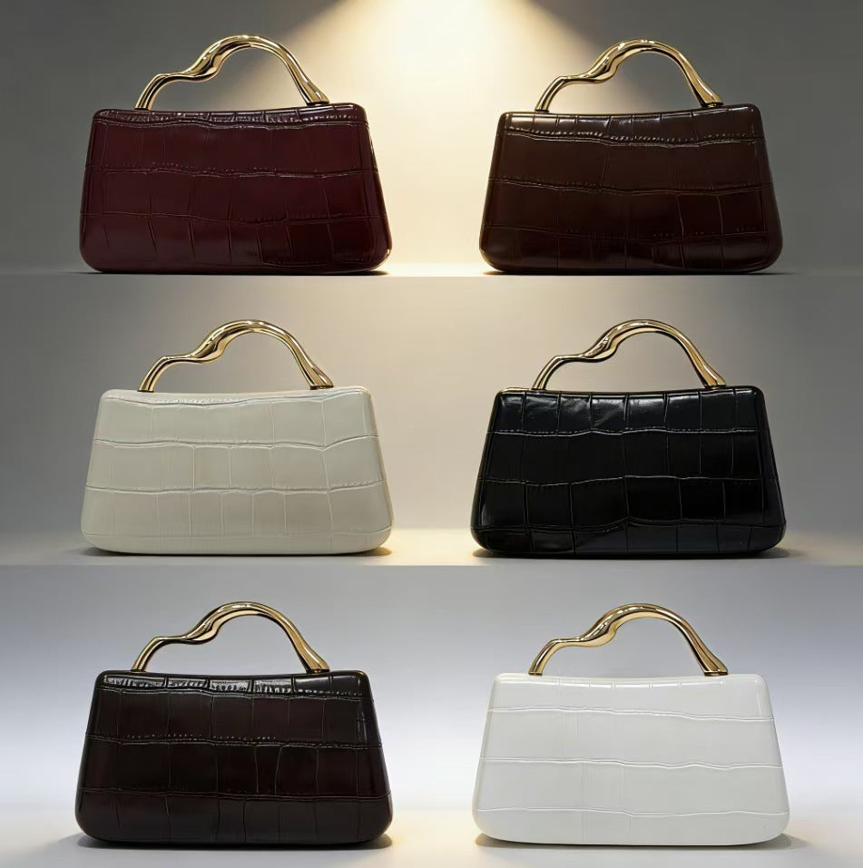 Sac de soirée en PU structuré et abordable pour femmes