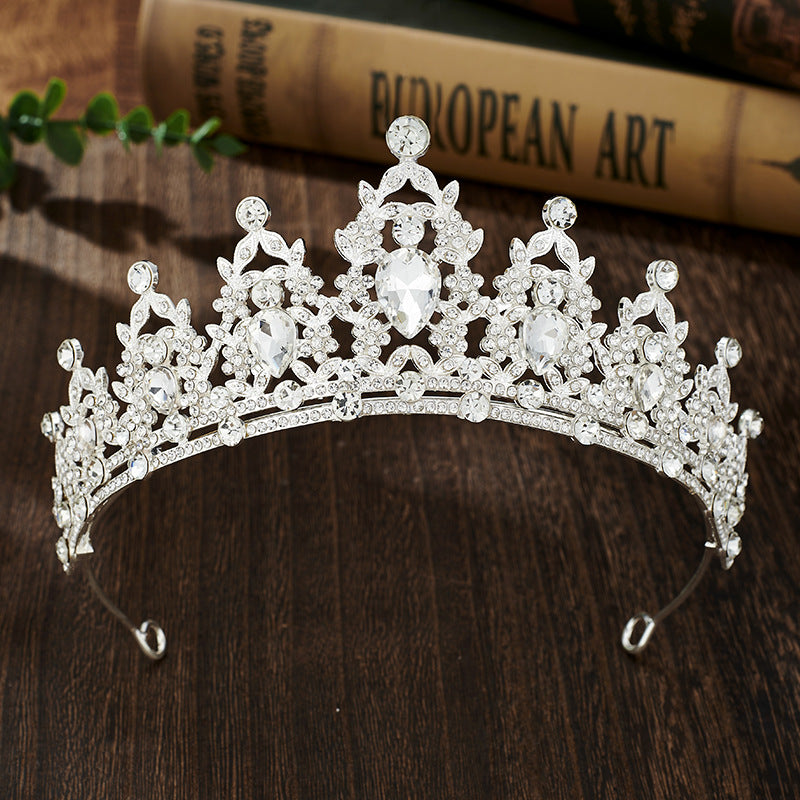 Strass Headband Alliage Couronne Robe de mariée Accessoire