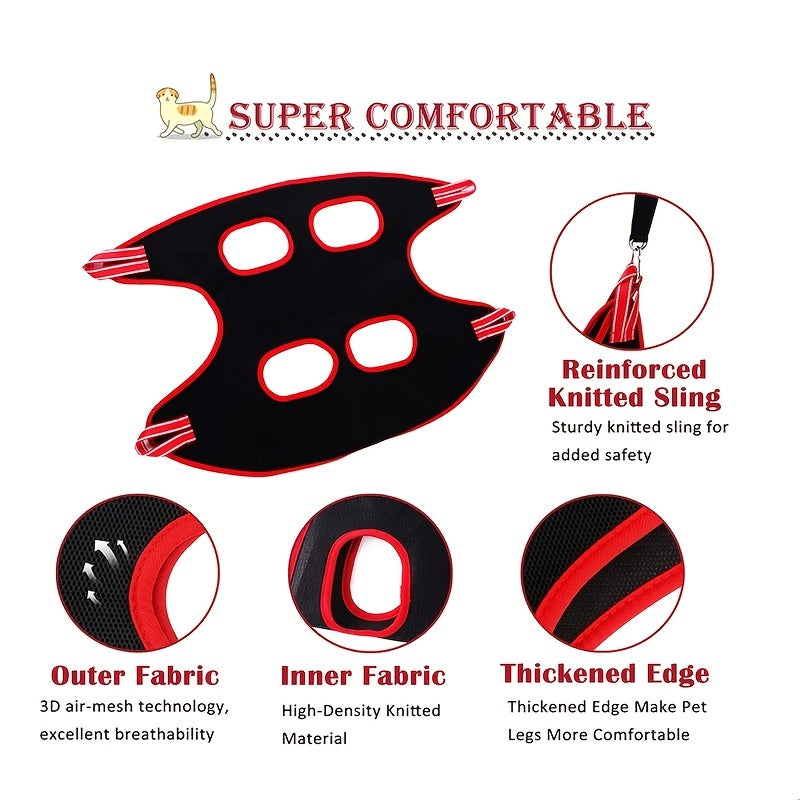 Animaux de compagnie Cat Grooming Hammock chien ongles coupe anti égratignure Bite sac fixe bain Trimming Restra