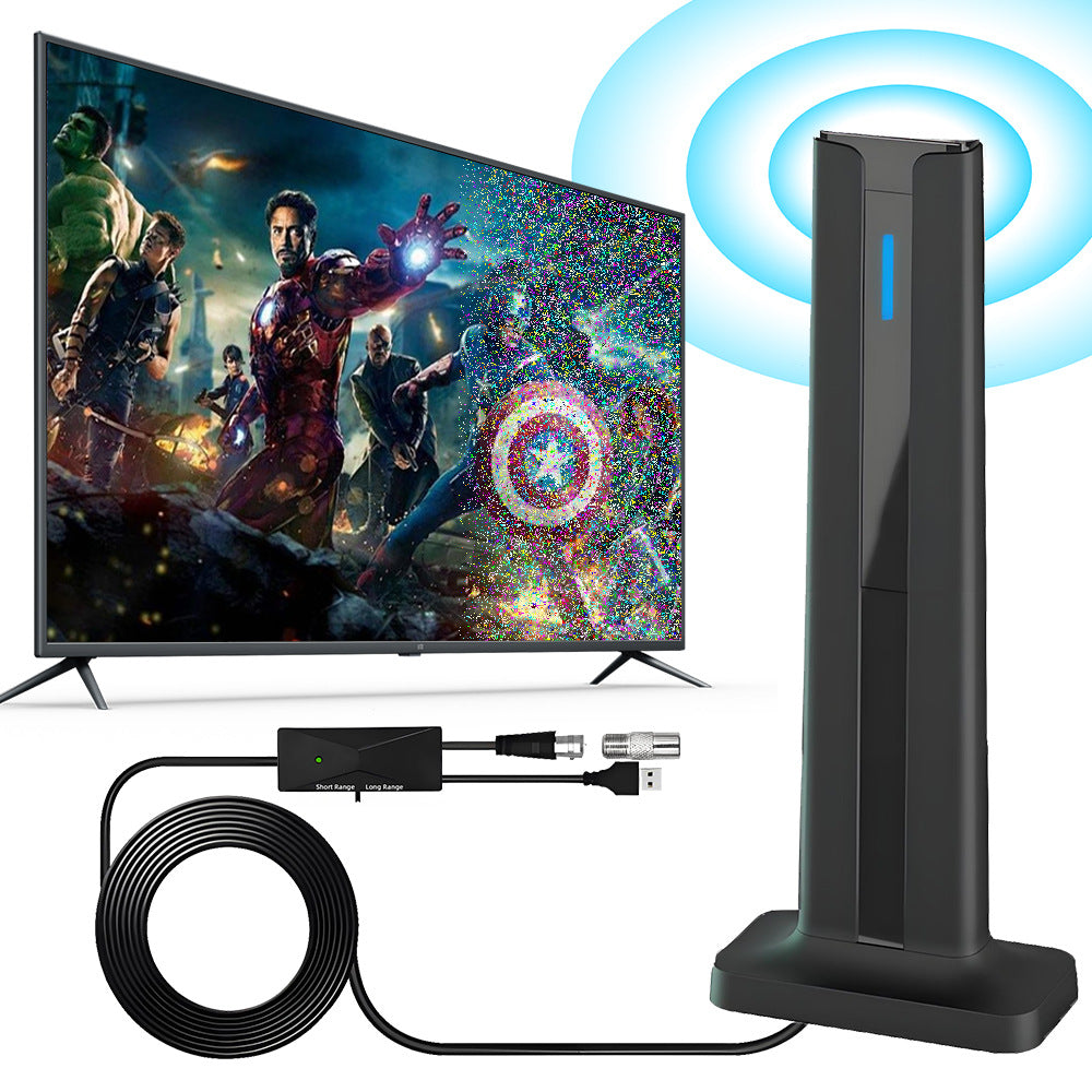 Récepteur sol d'antenne de télévision numérique HD intérieur