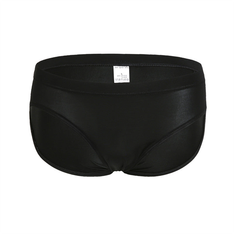 Ultra-mince Nylon Ice Silk Underwear Homme Confortable Couleur Solide Transparent Trendy Homme