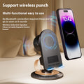 Multi-fonctions Audio intégré Bureau pliant Portable Induction Bluetooth Téléphone Mobile