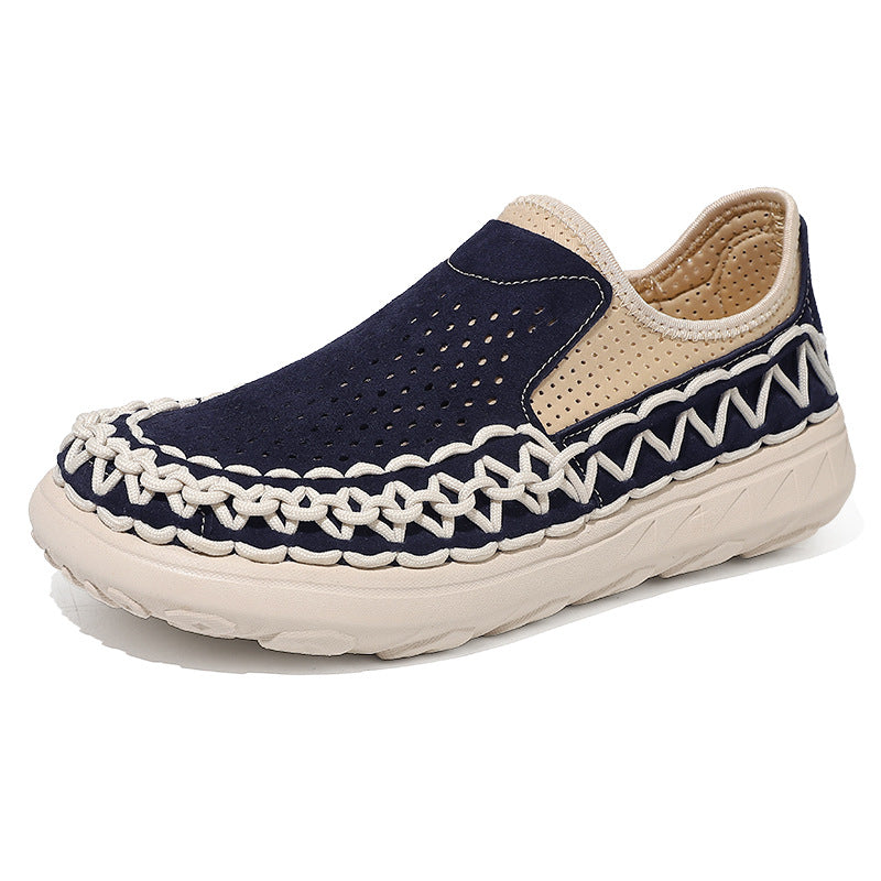 Chaussures en mesh tissées à la main et respirantes