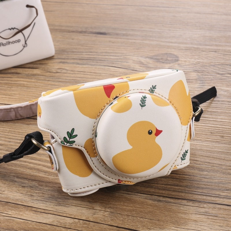 Sac à appareil photo Black Card Protective Leather Case