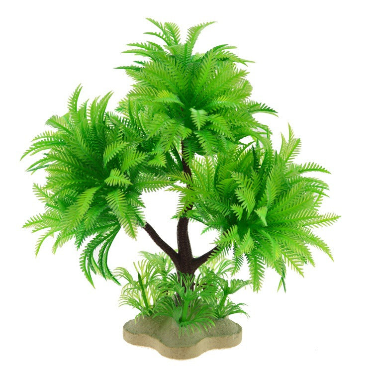 Fish Tank Landscape Artificial Water Grass Tree Landscape Simulation Aquarium décoratif P