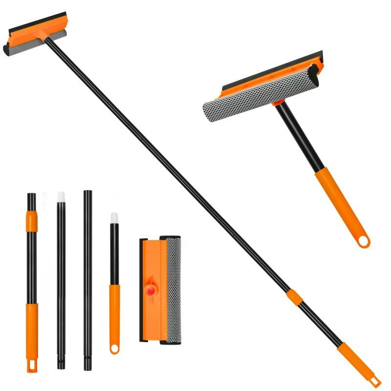 Nettoyeur de fenêtre télescopique 138,5cm Poignée courte extensible 33,5cm