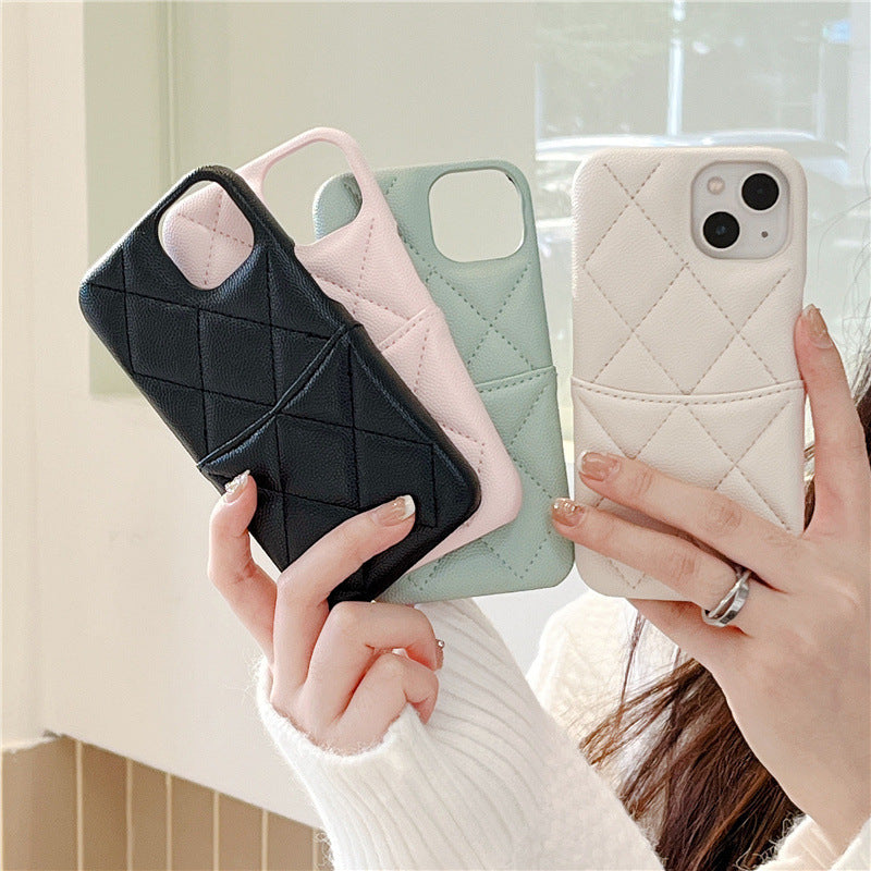 Style classique Rhombus Phone Case tridimensionnelle