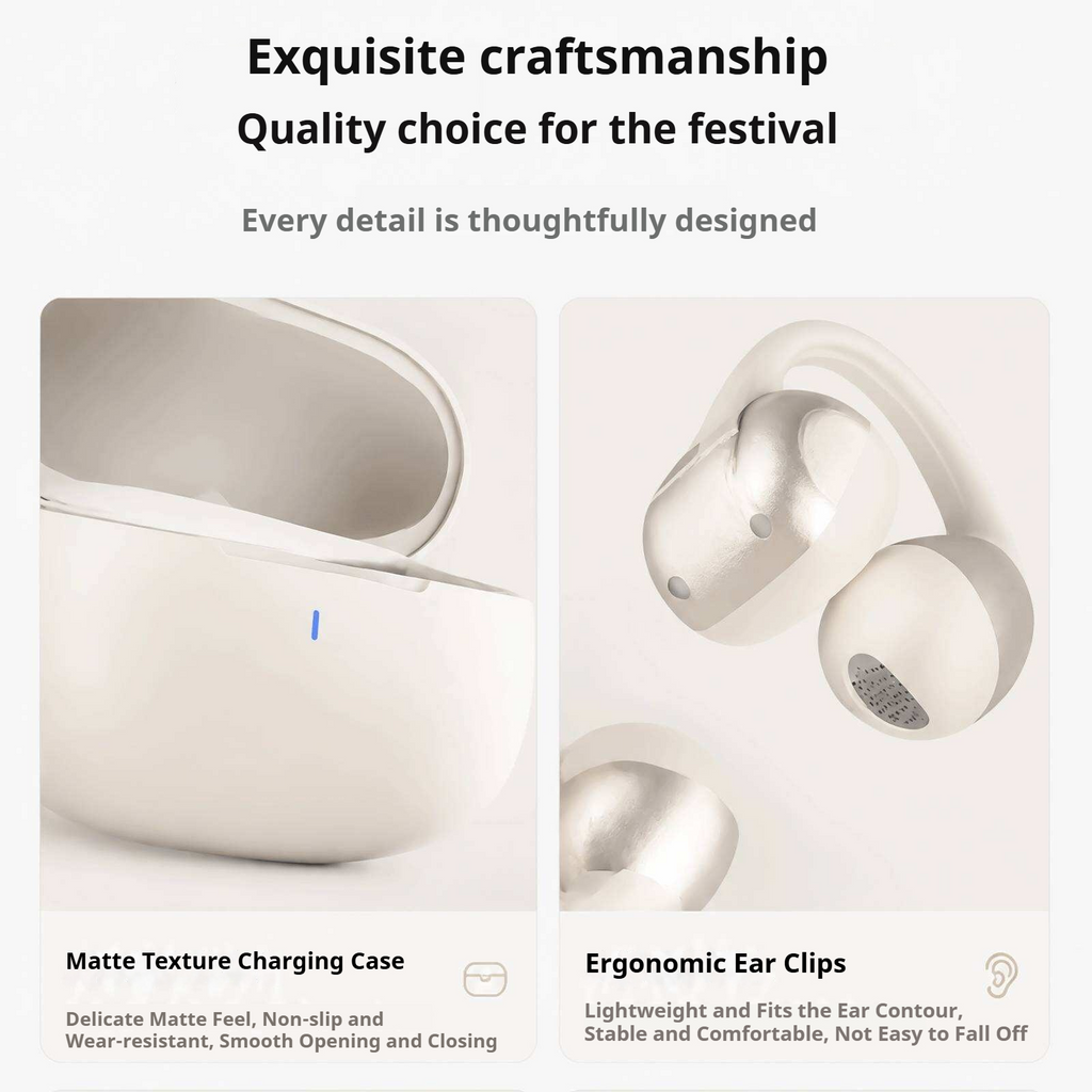 KP-124 Casques Bluetooth sans fil à clips d'oreilles sans fil de la meilleure vente