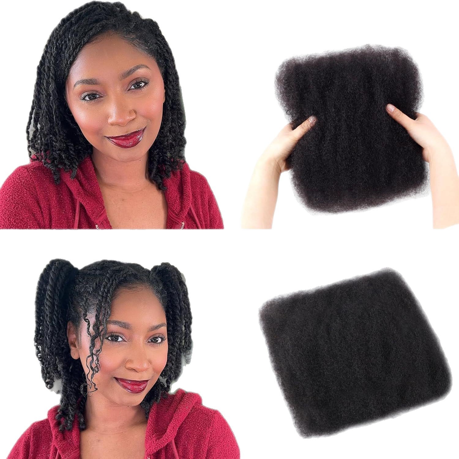 Femmes Dreadlock Extensions de cheveux Bundle