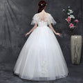 Grande taille Robe de mariée Fat Mariée Maître Robe de mariée a été mince et simple Studio