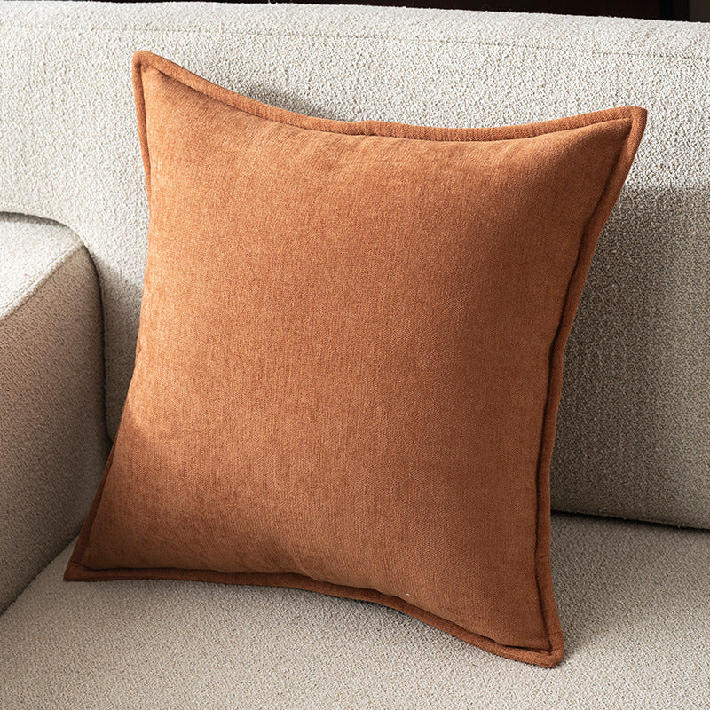 Haut-de-gamme Chenille Oreiller Salon Canapé Coussin en peluche tissu Bolster