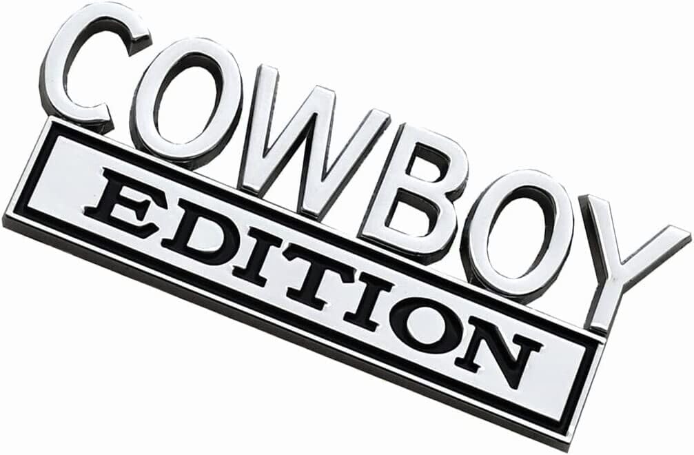 2-pack Cowboy Edition Emblems