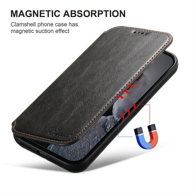 Holster de carte de chargeur sans fil magnétique de boîtier téléphonique