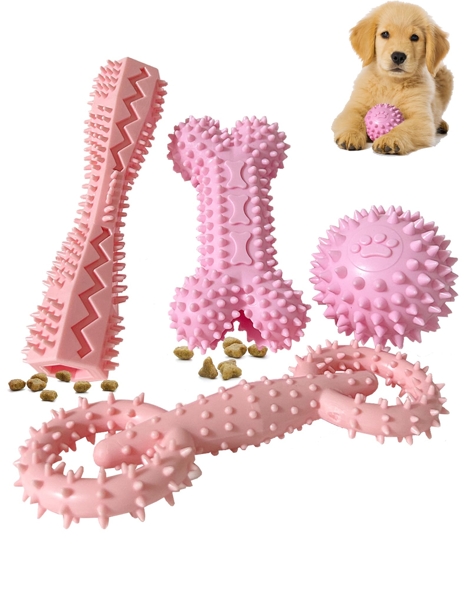 Jouets à croustilles pour petits chiens moyens Jeu de jouets de chien fille Mignon 2-8 mois Cle