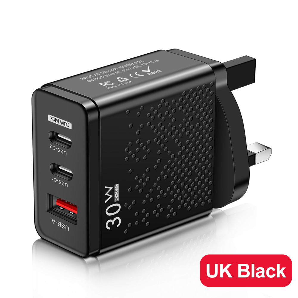 Chargeur de téléphone portable 2PD USB LED lumineux