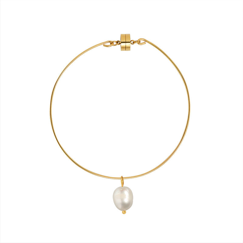 European And American Minimalist Style Versatile Plain Ring Bracelet