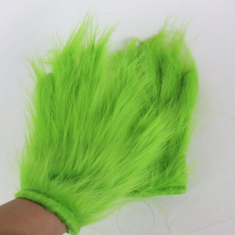 Masque de Noël Furry Gants Cosplay Vacances Props périphérique
