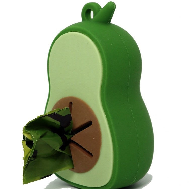 Silicone Pooper Scooper sac de déchets de chien Feces Avocat Clip