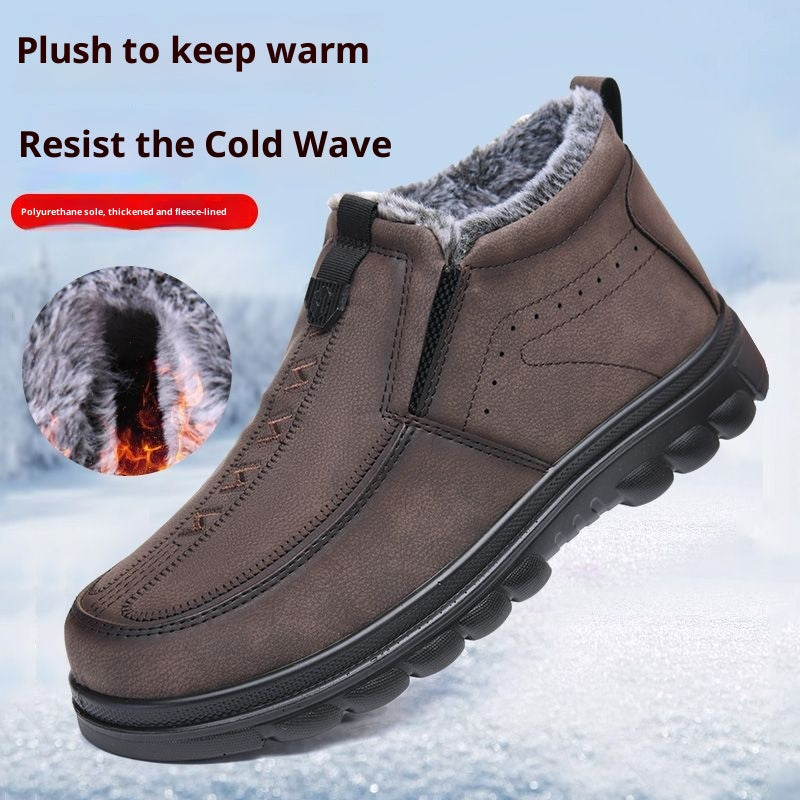 Chaussures en coton de plus grande taille Chaussure chaude pour hommes